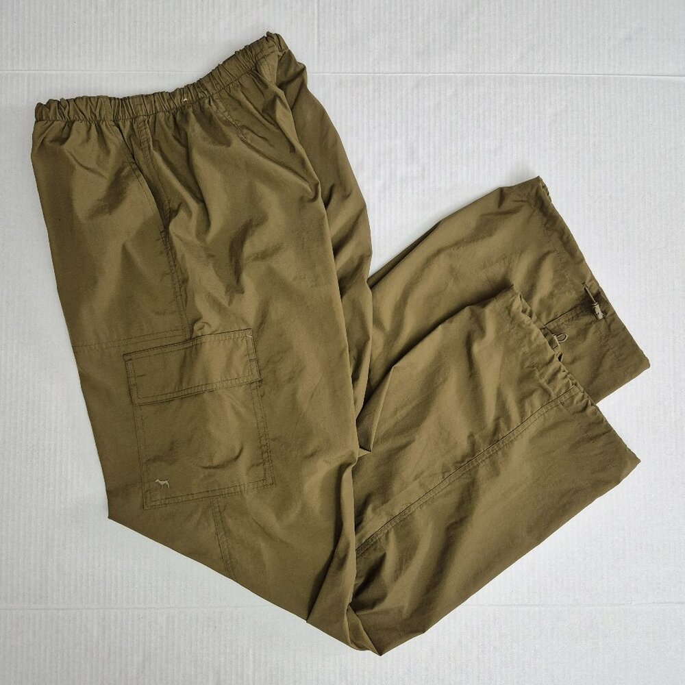 PINK Victoria's Secret XS Olive Parachute Cargo Pants